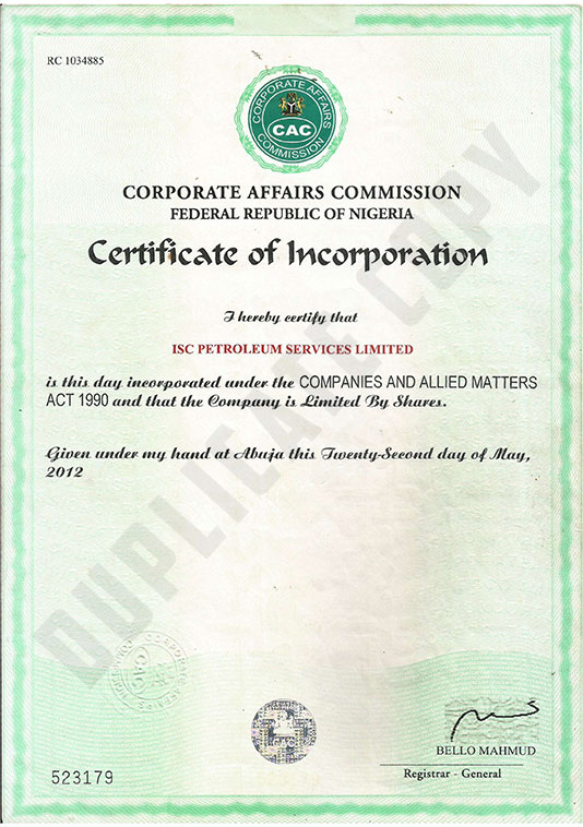ICS PETROLEUM SERVICES LTD